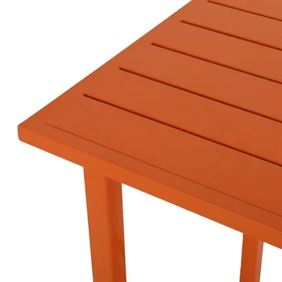 Bolero Spritz Bar Table Vibrant Orange - Image 6