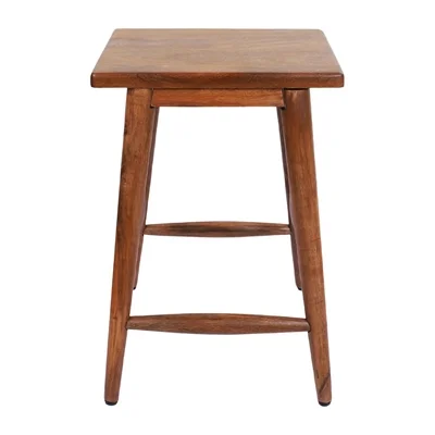 Bolero Halsbury Mango Wood Stools (2 Pack) - Image 2