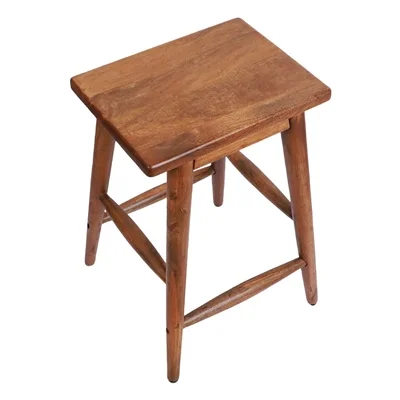Bolero Halsbury Mango Wood Stools (2 Pack) - Image 3