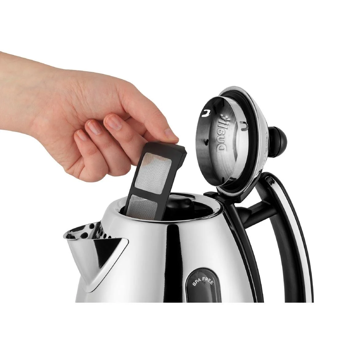 Dualit Lite Jug Kettle Black/Polished - Image 2