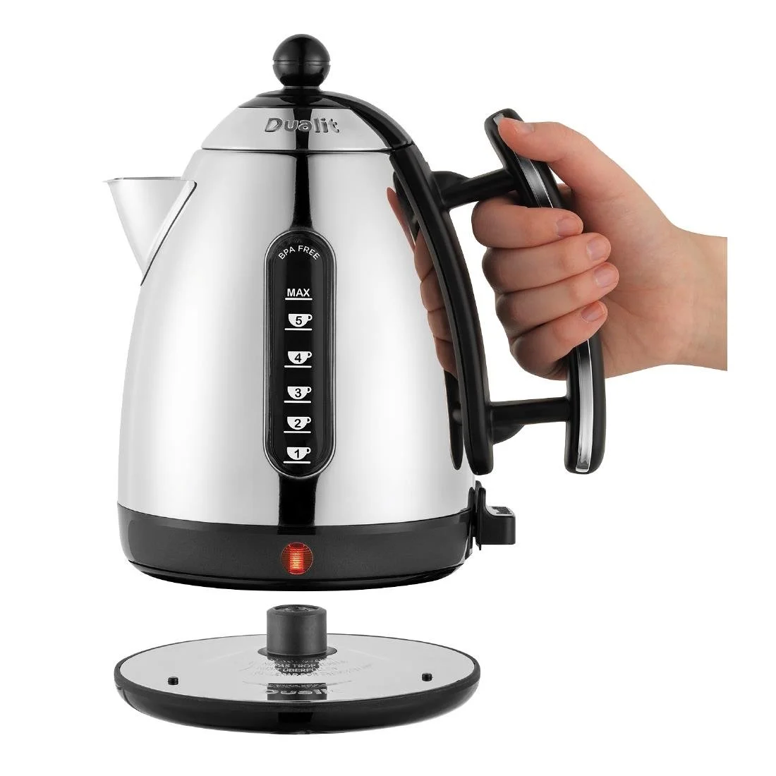 Dualit Lite Jug Kettle Black/Polished - Image 8