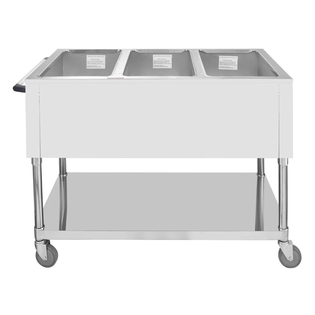 Buffalo Mobile Bain Marie Trolley 3x 1/1GN - Image 5