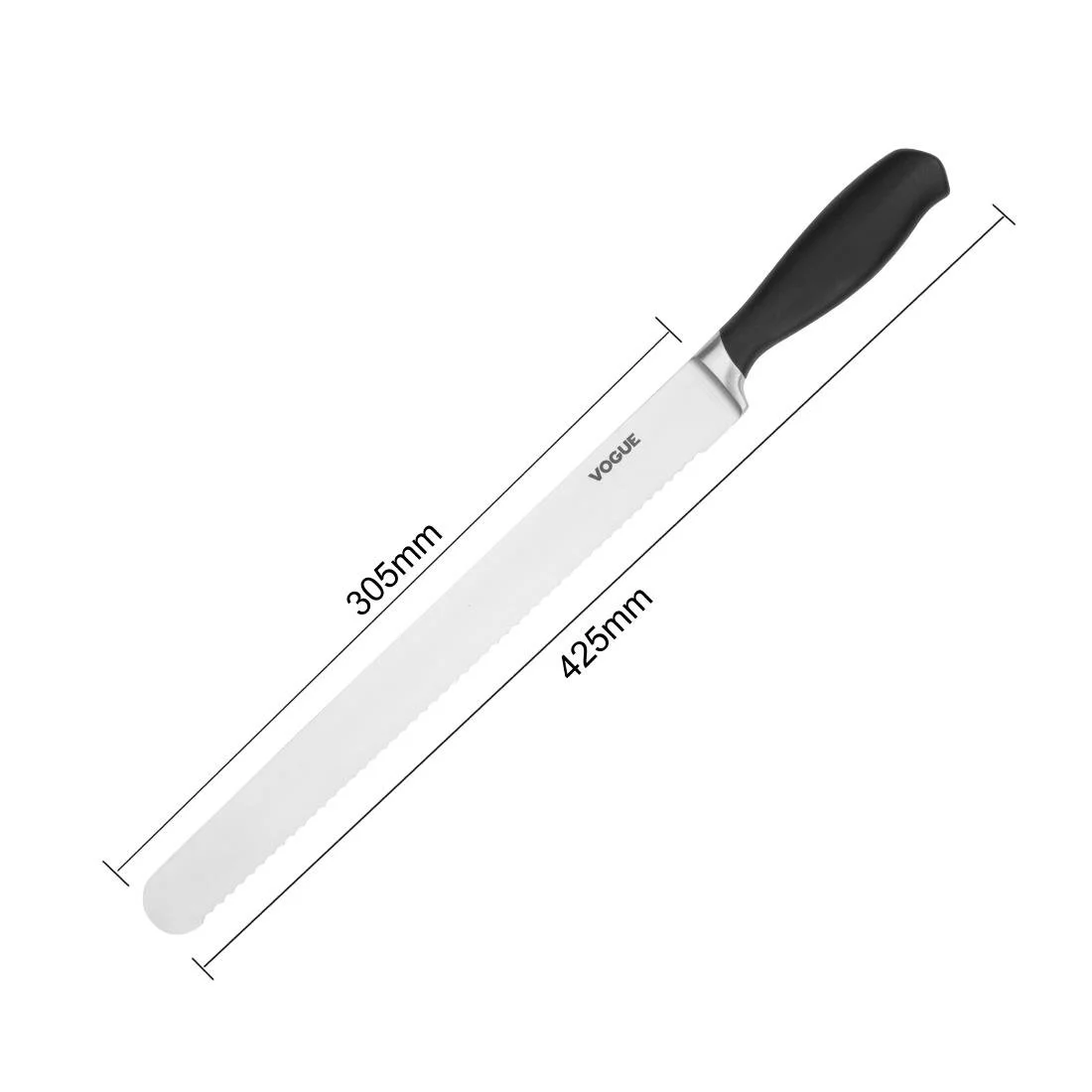 Vogue Soft Grip Serrated Slicer 30cm - Image 5