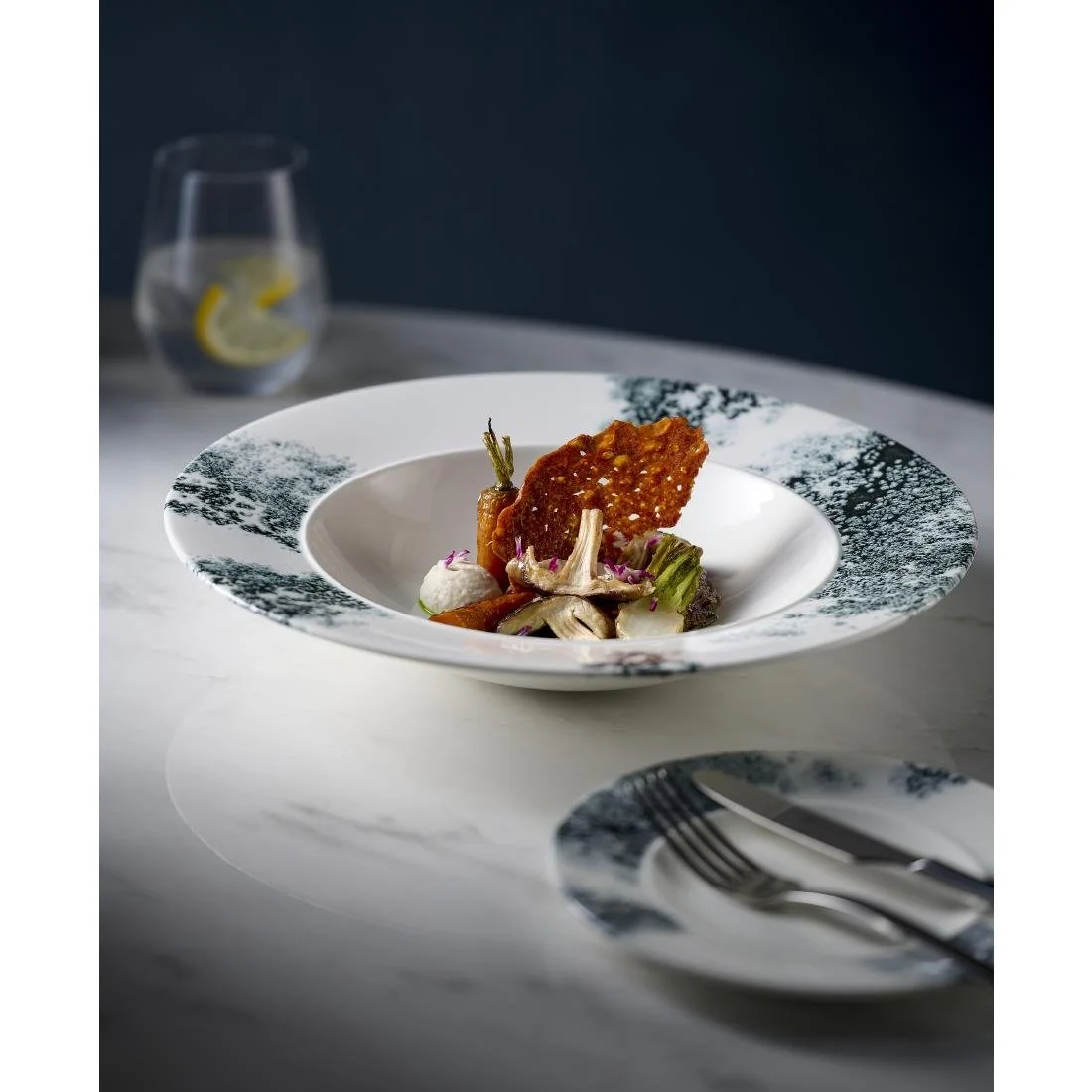 Churchill Alchemy Ambience Standard Rim Bowls Smoke Black 280mm (6 Pack) - Image 3