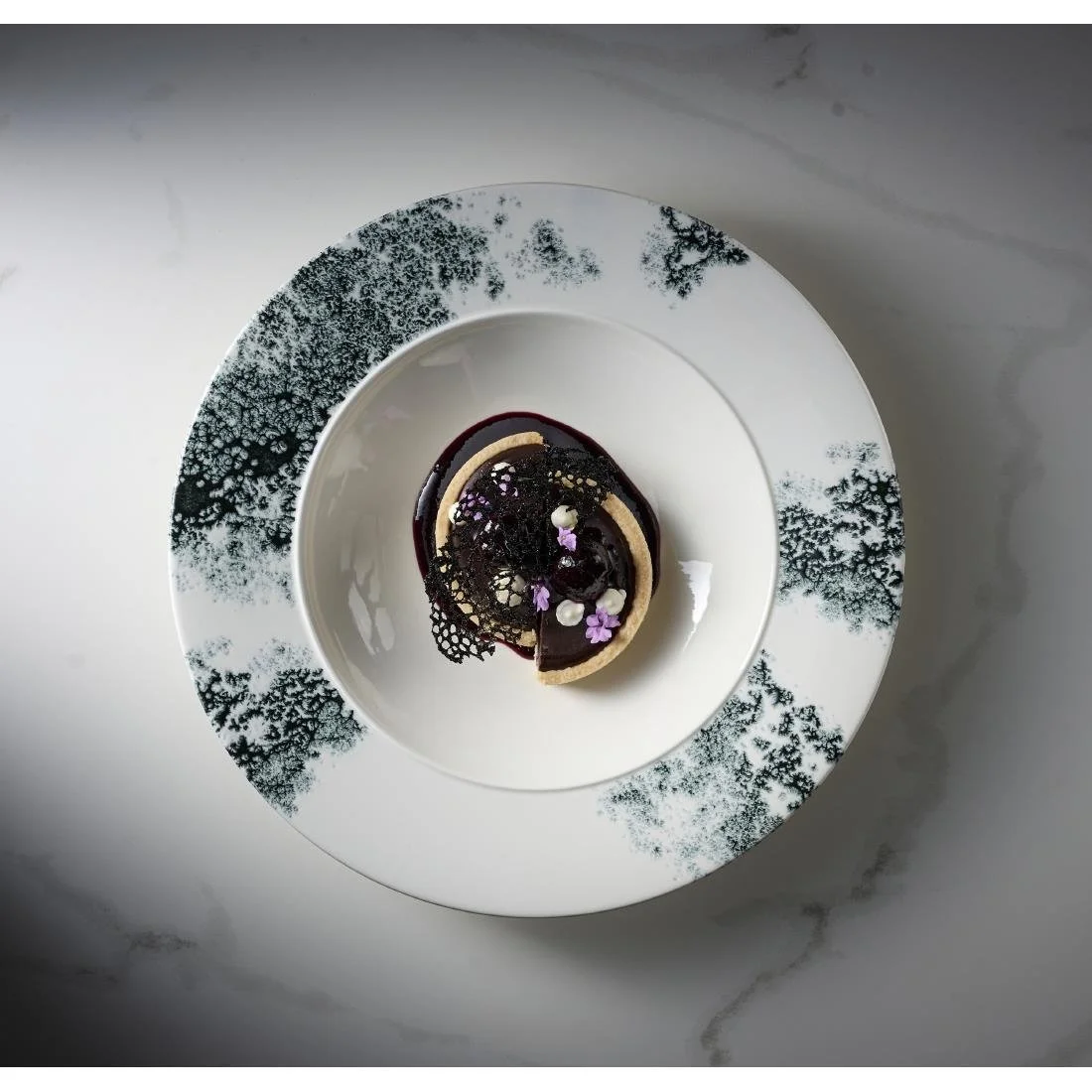 Churchill Alchemy Ambience Standard Rim Bowls Smoke Black 280mm (6 Pack) - Image 6