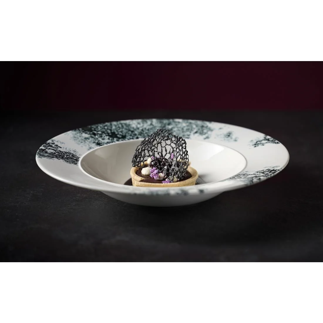Churchill Alchemy Ambience Standard Rim Bowls Smoke Black 280mm (6 Pack) - Image 9