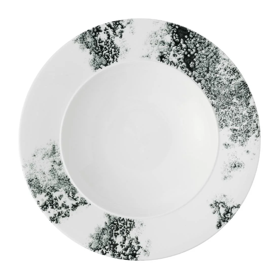 Churchill Alchemy Ambience Standard Rim Bowls Smoke Black 280mm (6 Pack) - Image 1