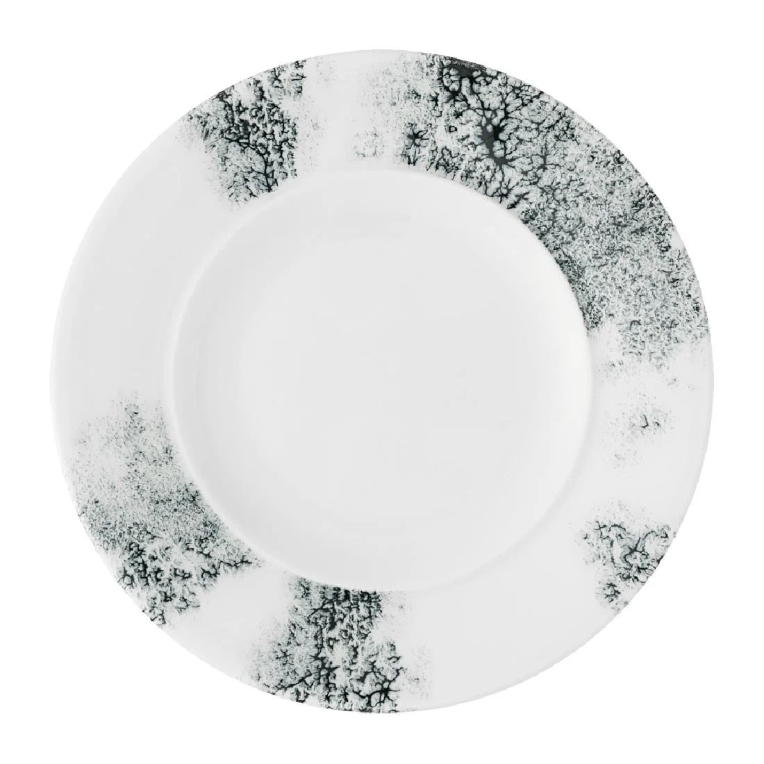 Churchill Alchemy Ambience Standard Rim Plates Smoke Black 162mm (6 Pack)