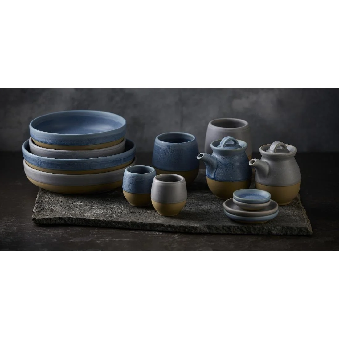 Churchill Emerge Melamine Oslo Blue Deep Serving Bowls 285mm (4 Pack) - Image 11