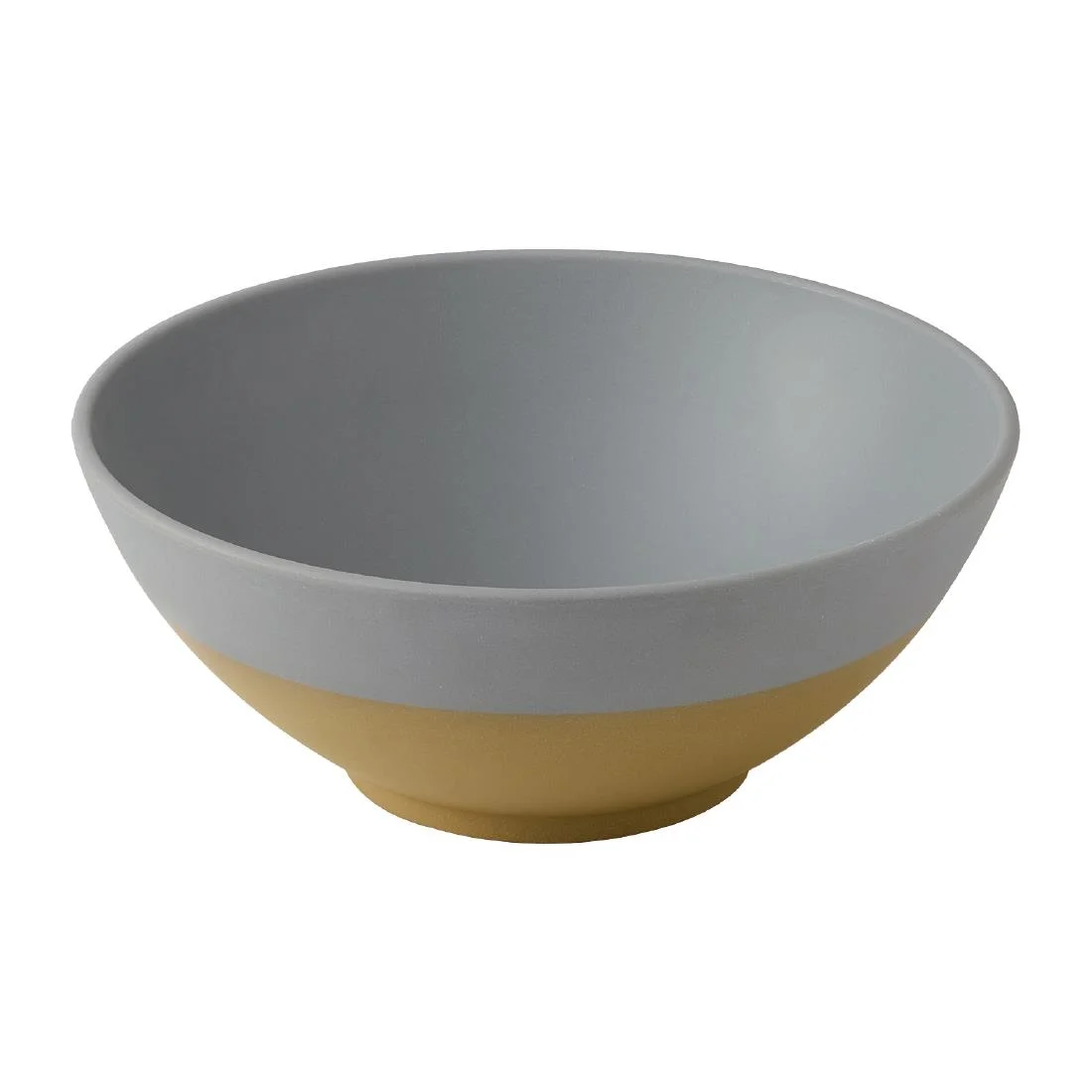 Churchill Emerge Melamine Seattle Grey Deep Serving Bowls 285mm (4 Pack)
