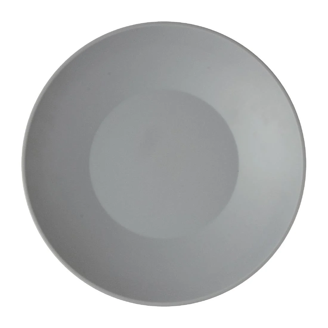 Churchill Emerge Melamine Seattle Grey Shallow Serving Bowls 360mm (2 Pack) - Image 2