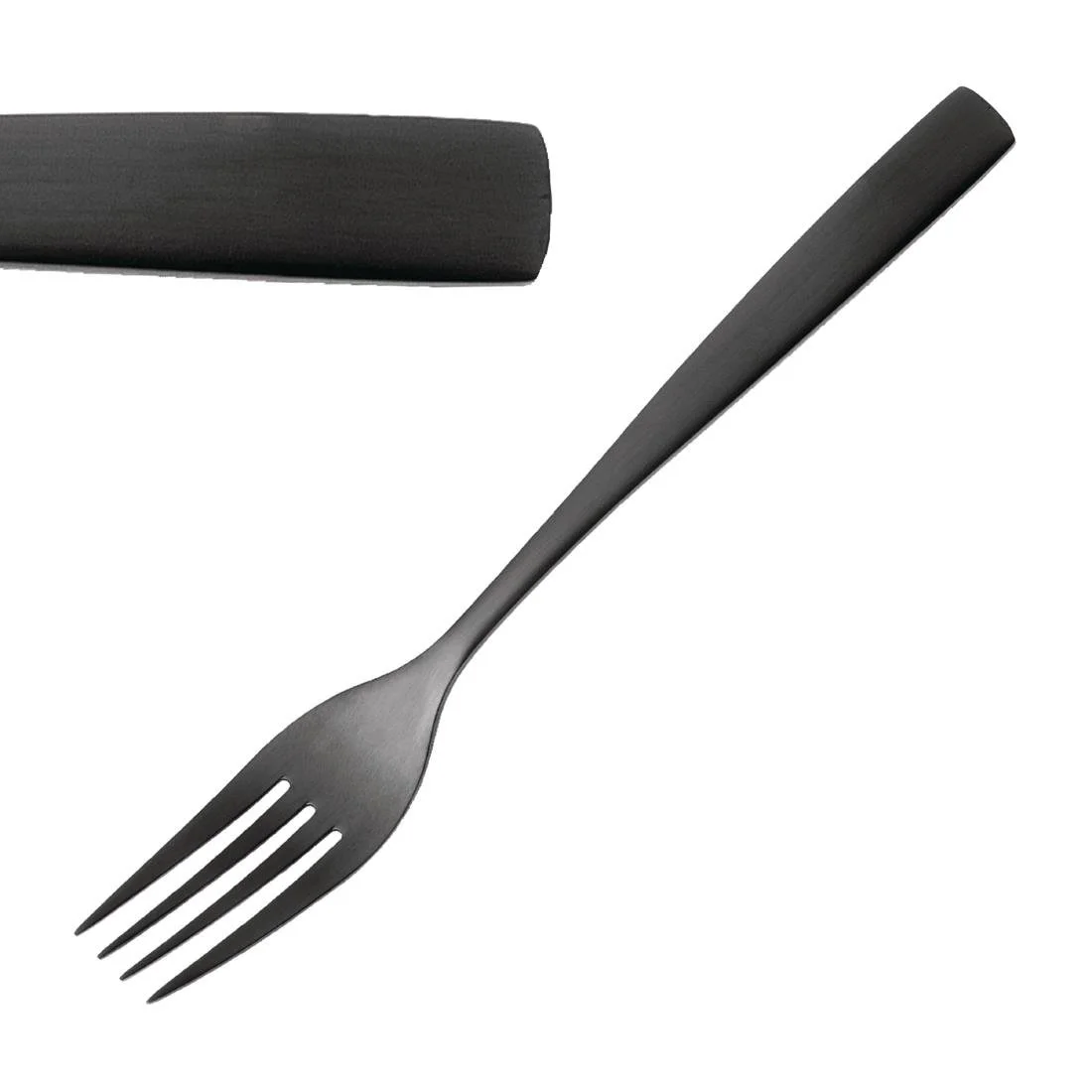 Comas BCN Black Table Forks (12 Pack) - Image 1
