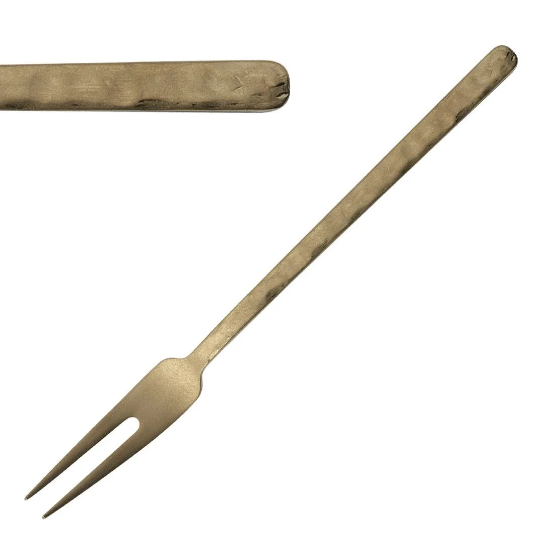 Comas Kodai Vintage Gold 2-Prong Table Forks (12 Pack) - Image 1