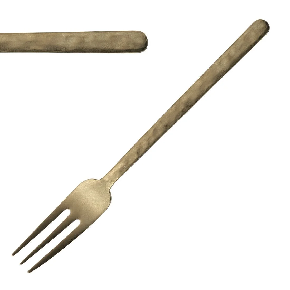 Comas Kodai Vintage Gold 3-Prong XL Table Forks (12 Pack) - Image 2