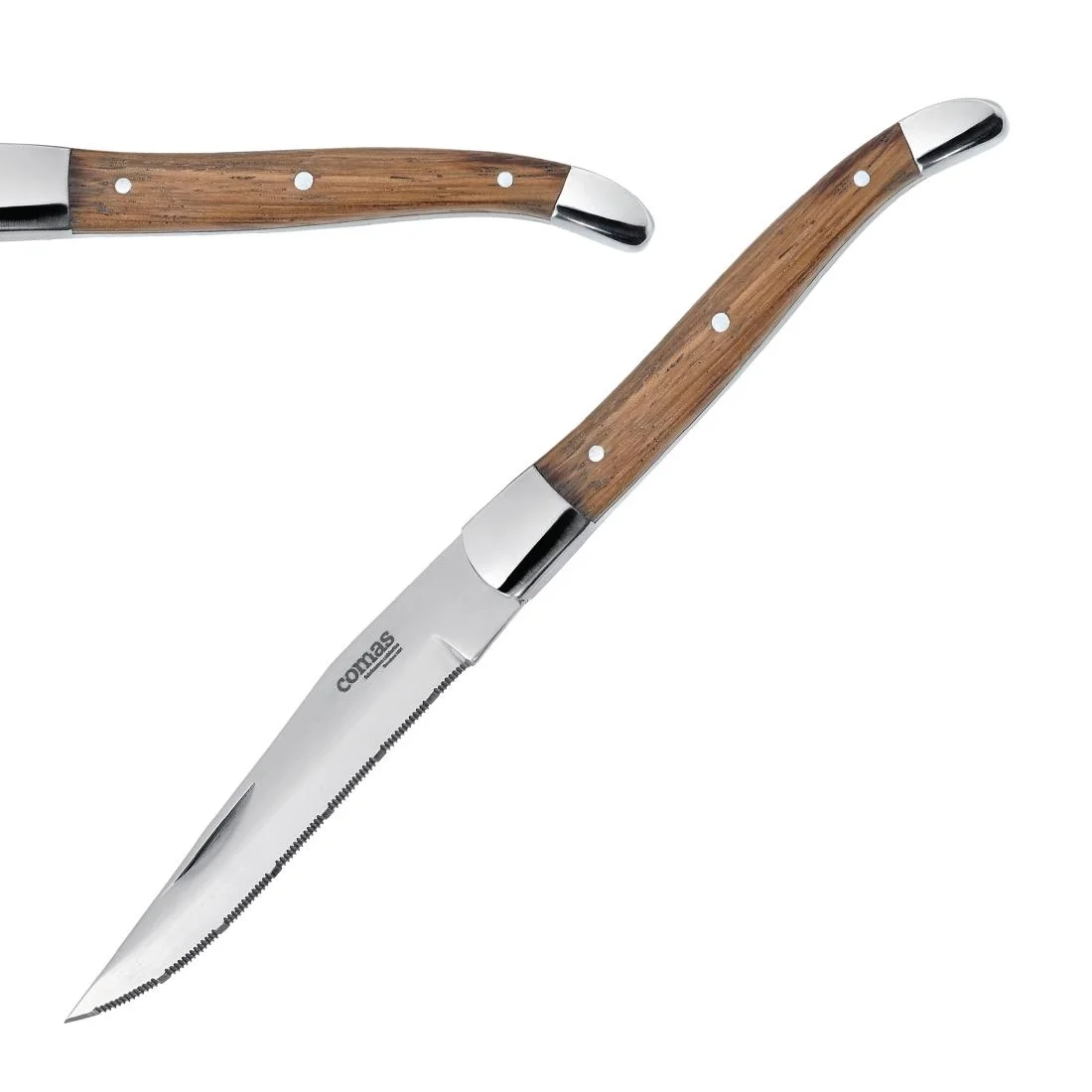 Comas Alps Pakka Wood Steak Knives (6 Pack) - Image 2