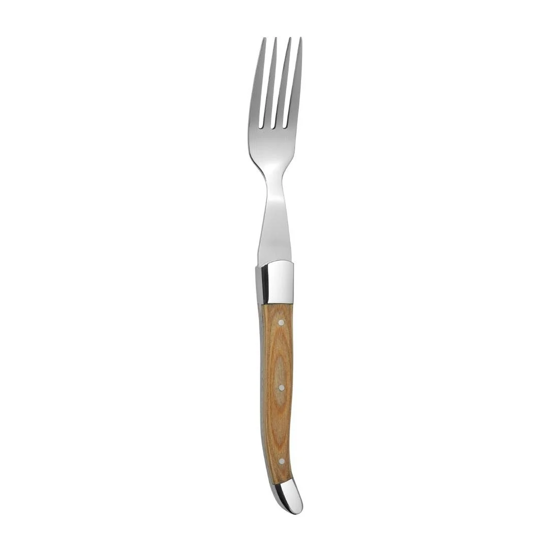 Comas Alps Pakka Wood Steak Forks (6 Pack) - Image 1