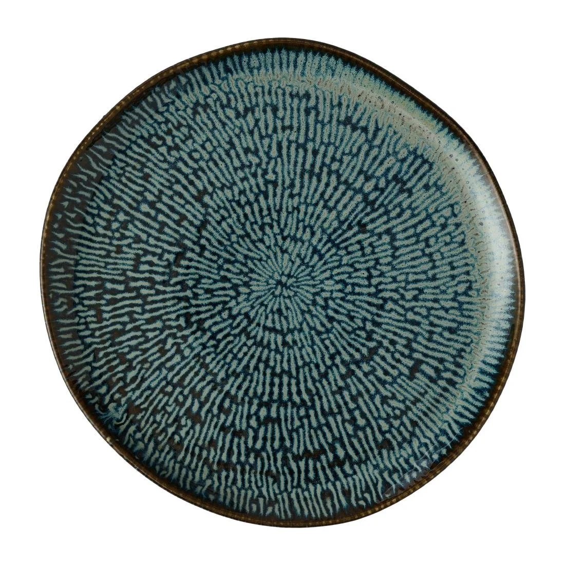 Churchill Envisage Cascade Sapphire Blue Natural Plates 255mm (6 Pack) - Image 1