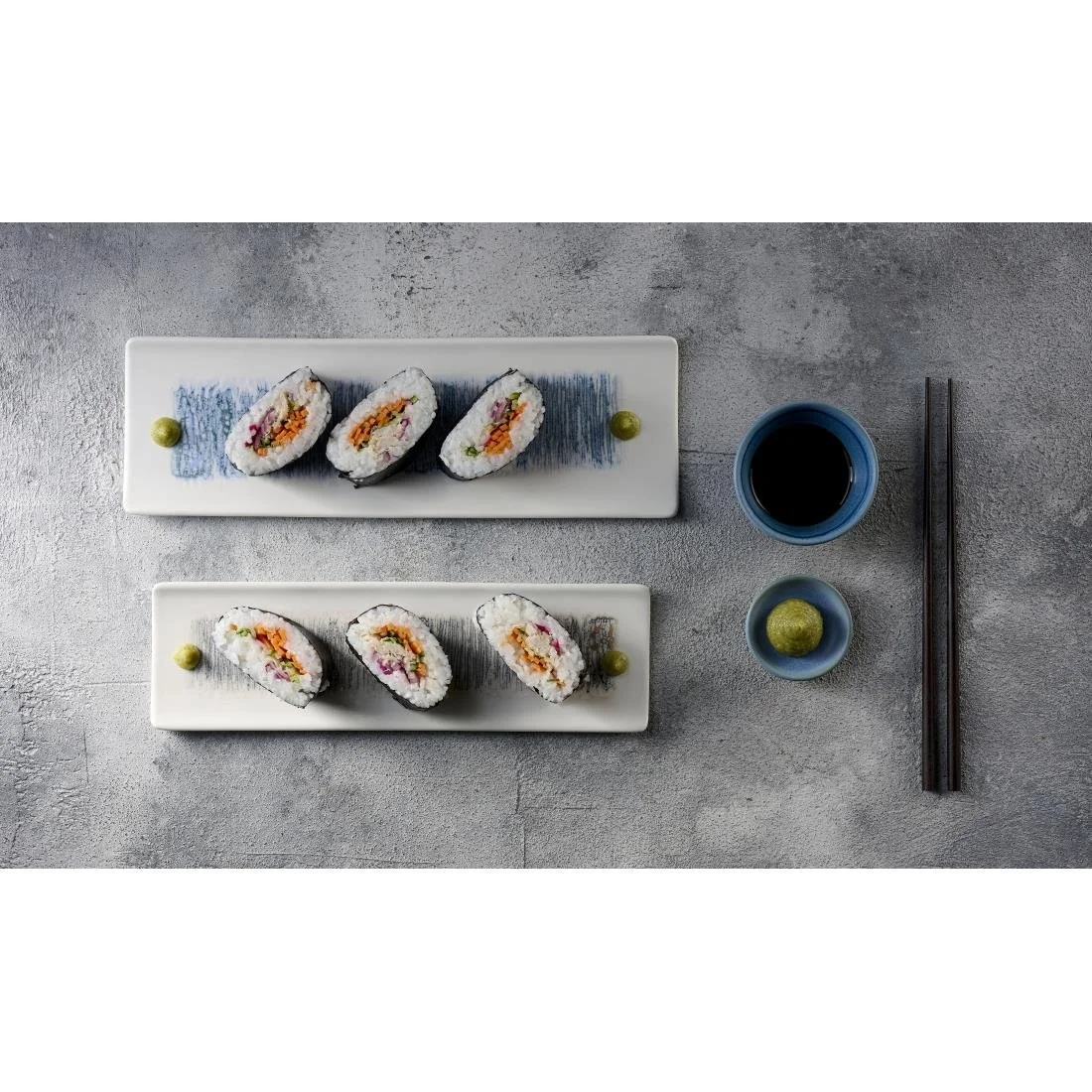 Churchill Lyra Pink Tasting Trays 247x88mm (6 Pack) - Image 2