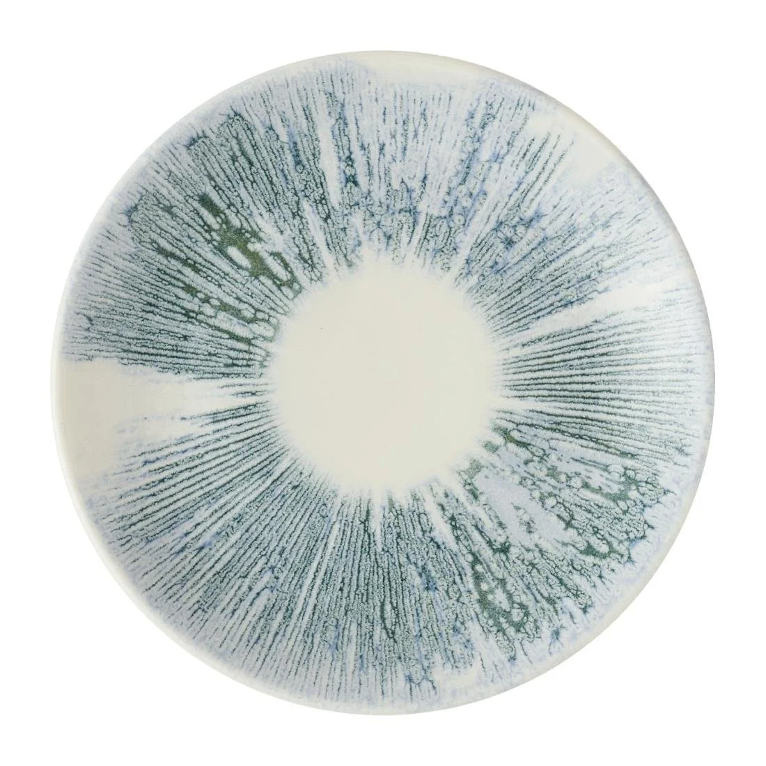 Churchill Lyra Blue Evolve Coupe Plates 165mm (12 Pack) - Image 1