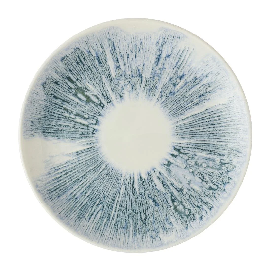 Churchill Lyra Blue Evolve Coupe Plates 217mm (12 Pack) - Image 1