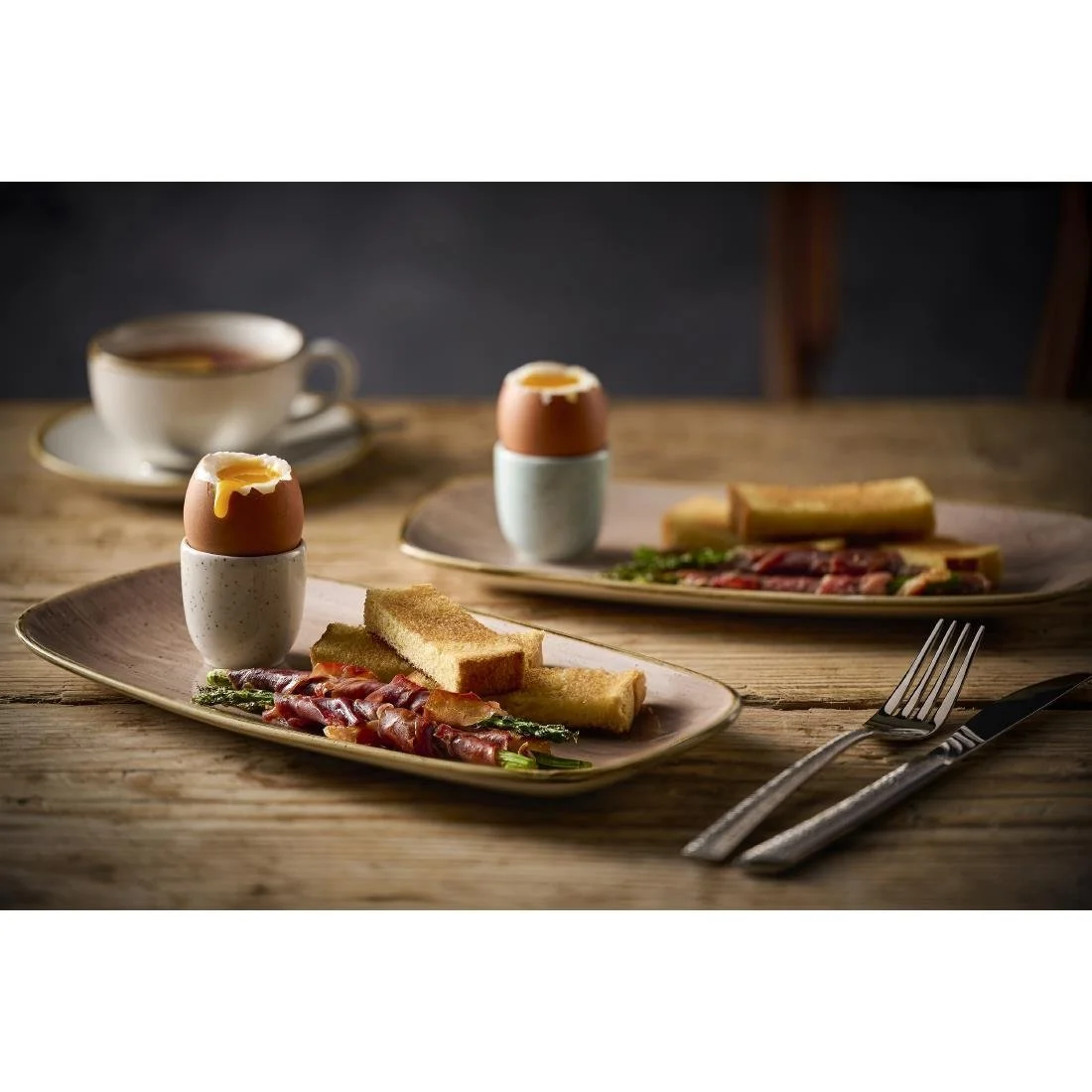 Churchill Stonecast Barley White Profile Plates 229mm (12 Pack) - Image 2