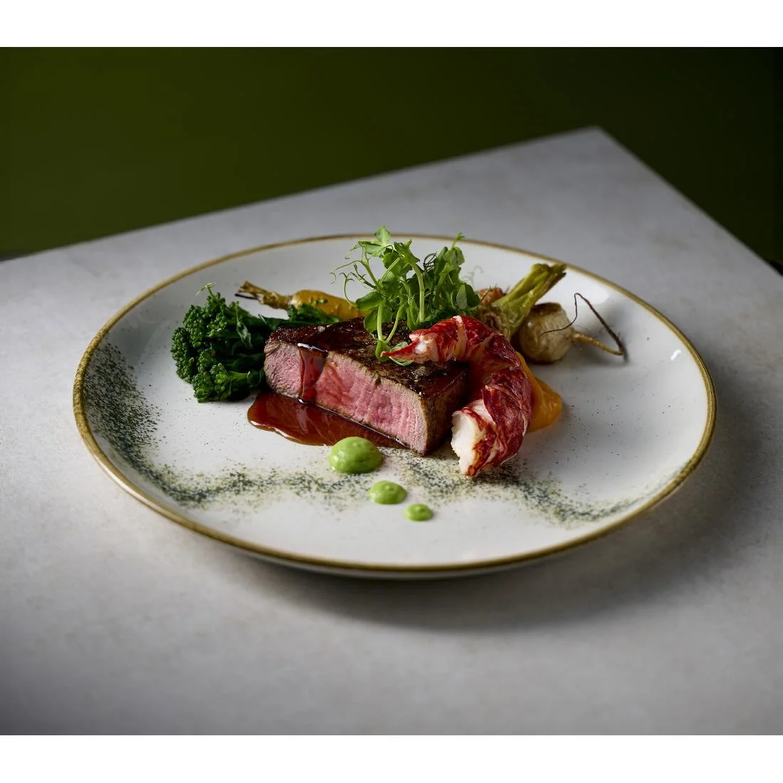 Churchill Stonecast Spice Barley White Coupe Plates 260mm (12 Pack) - Image 2