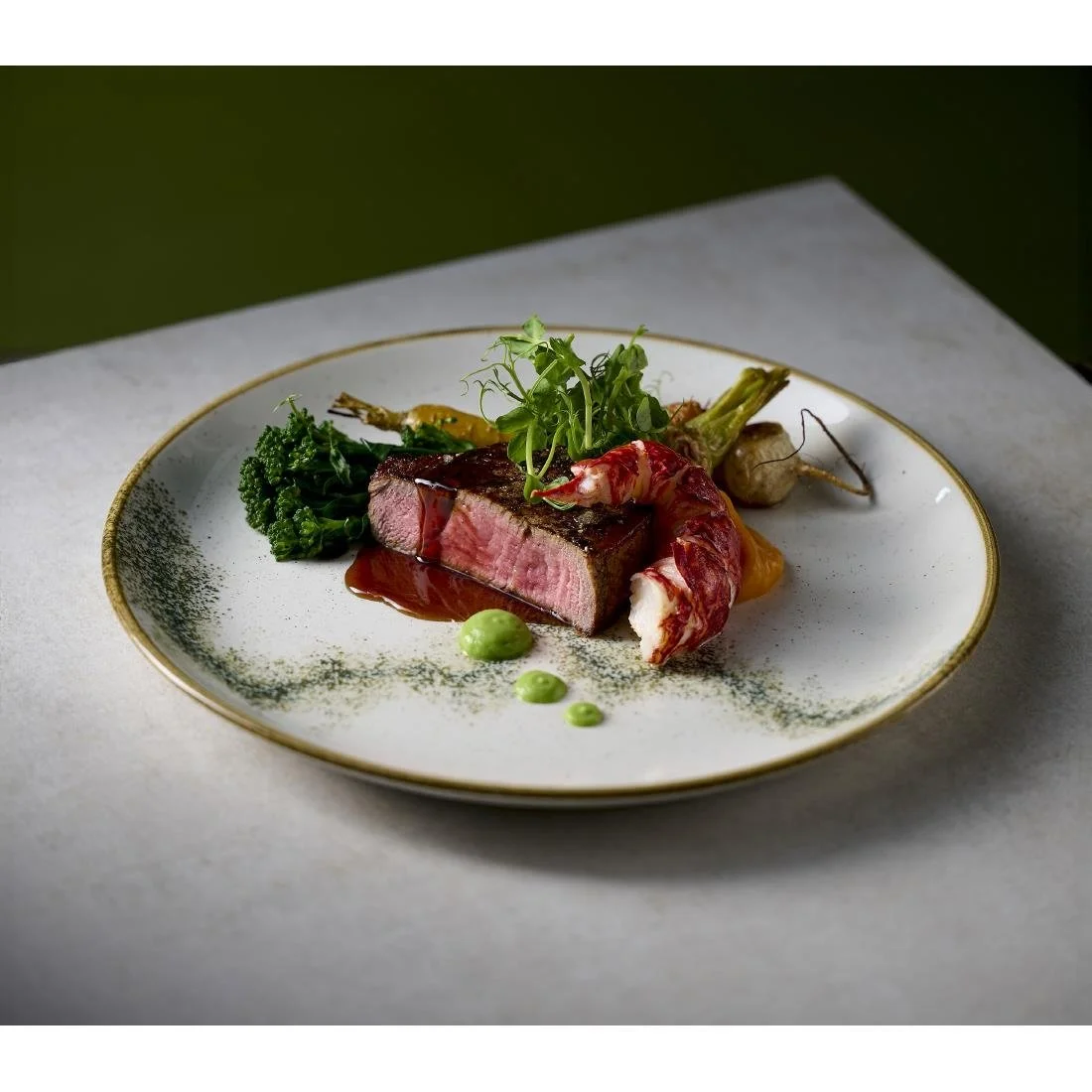 Churchill Stonecast Spice Barley White Coupe Plates 260mm (12 Pack) - Image 2