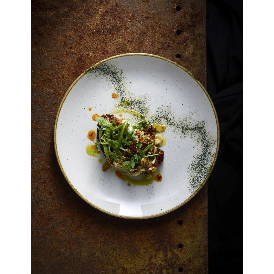 Churchill Stonecast Spice Barley White Coupe Plates 260mm (12 Pack) - Image 6