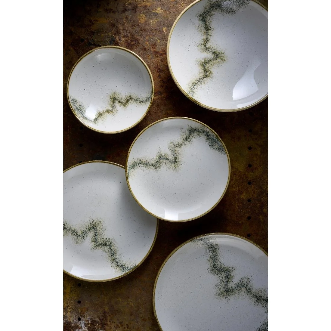 Churchill Stonecast Spice Barley White Coupe Plates 260mm (12 Pack) - Image 7