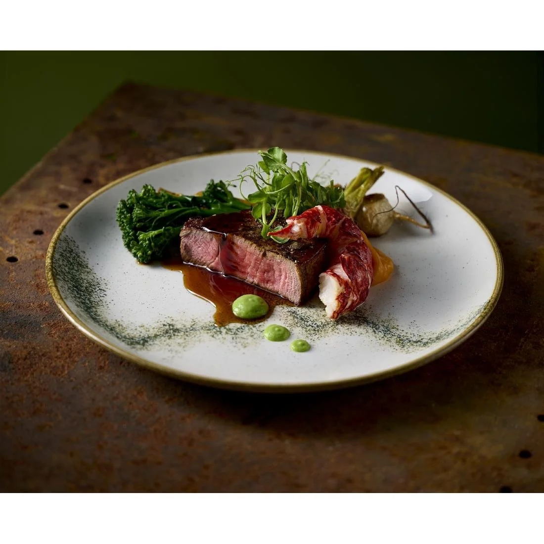 Churchill Stonecast Spice Barley White Coupe Plates 260mm (12 Pack) - Image 8