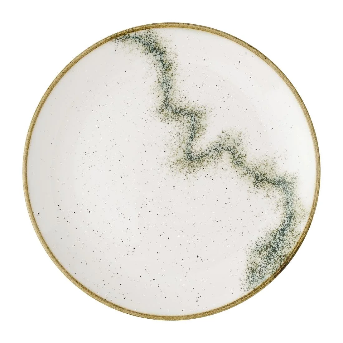 Churchill Stonecast Spice Barley White Coupe Plates 217mm (12 Pack)