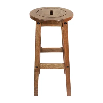 Bolero Harrington Classic Wooden Bar Stools (2 Pack) - Image 2