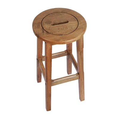 Bolero Harrington Classic Wooden Bar Stools (2 Pack) - Image 3