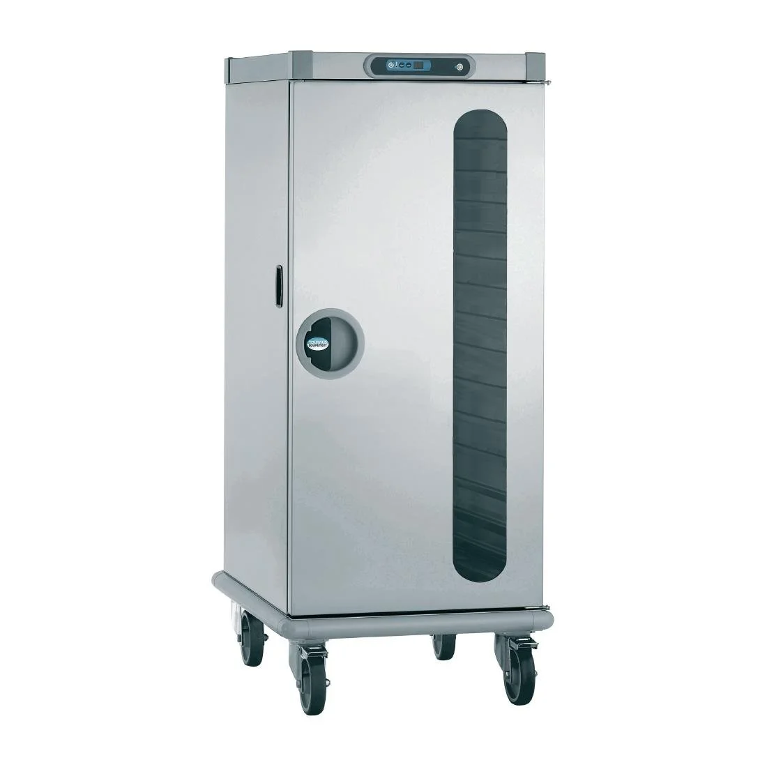 Tournus Roll'Service Heated Banquet Cart Glazed Stainless Steel Door 15x GN 2/1 507452AS
