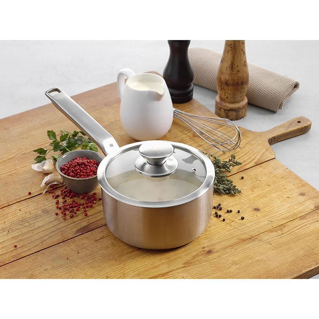 Samuel Groves Stainless Steel Saucepan and Glass Lid 20cm - Image 10