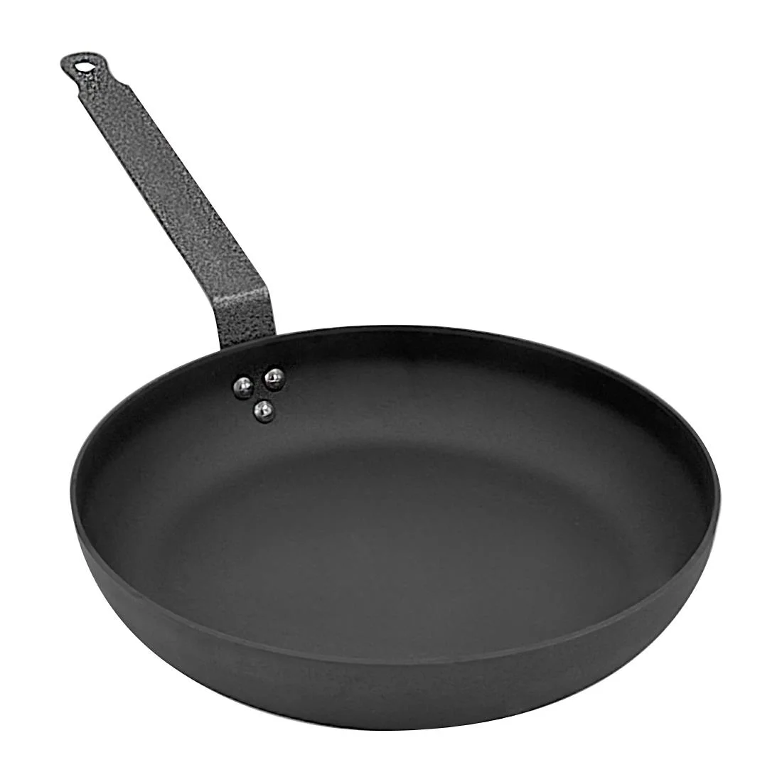 Samuel Groves Professional Seasoned Carbon Steel Omelette Pan 26cm - Image 3