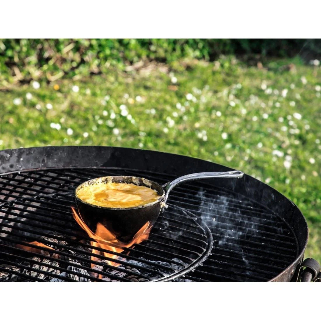 Samuel Groves Professional Seasoned Carbon Steel Melting/Sauce Pot 12cm - Image 5