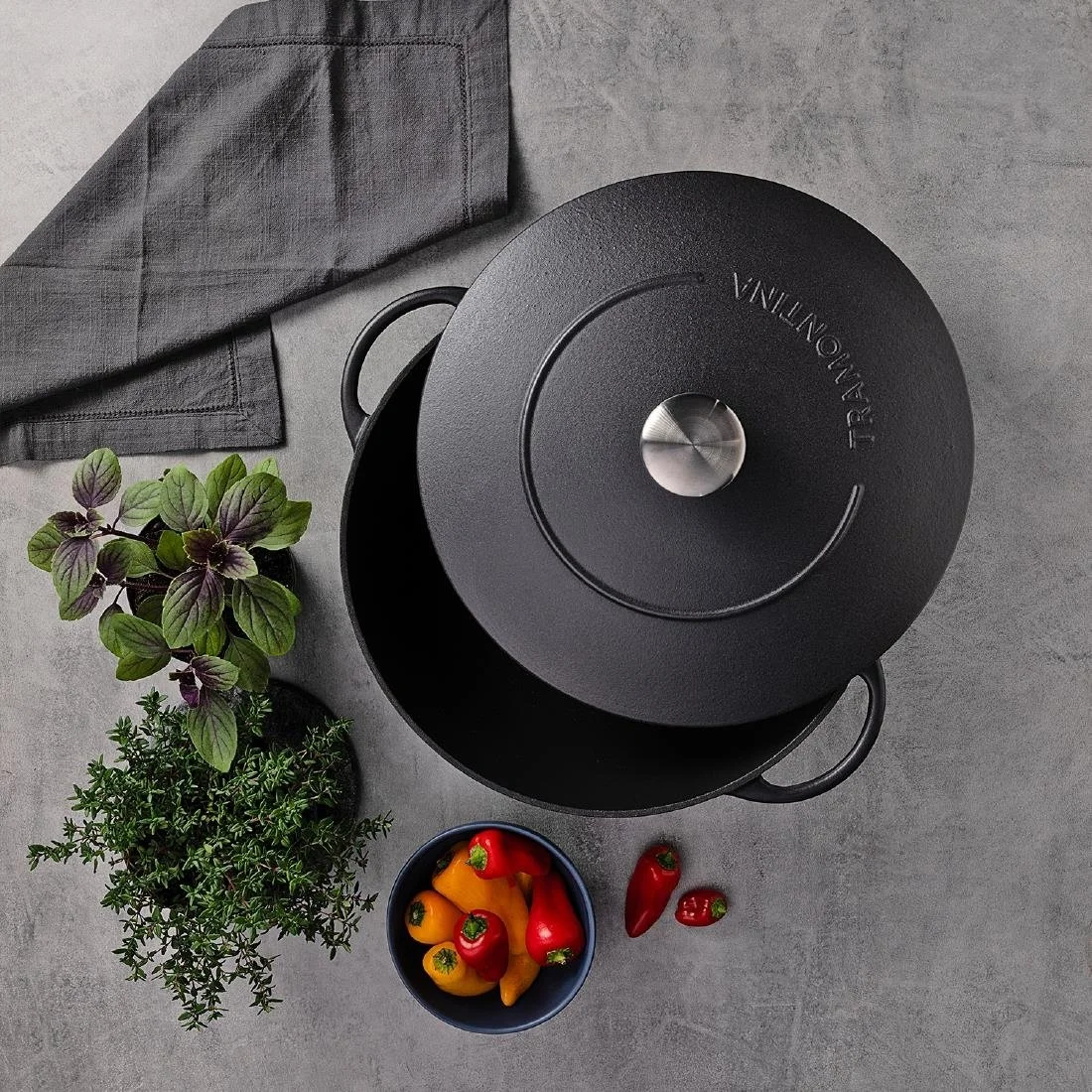 Tramontina Enamel Cast Iron Casserole Dish 311mm - Image 10