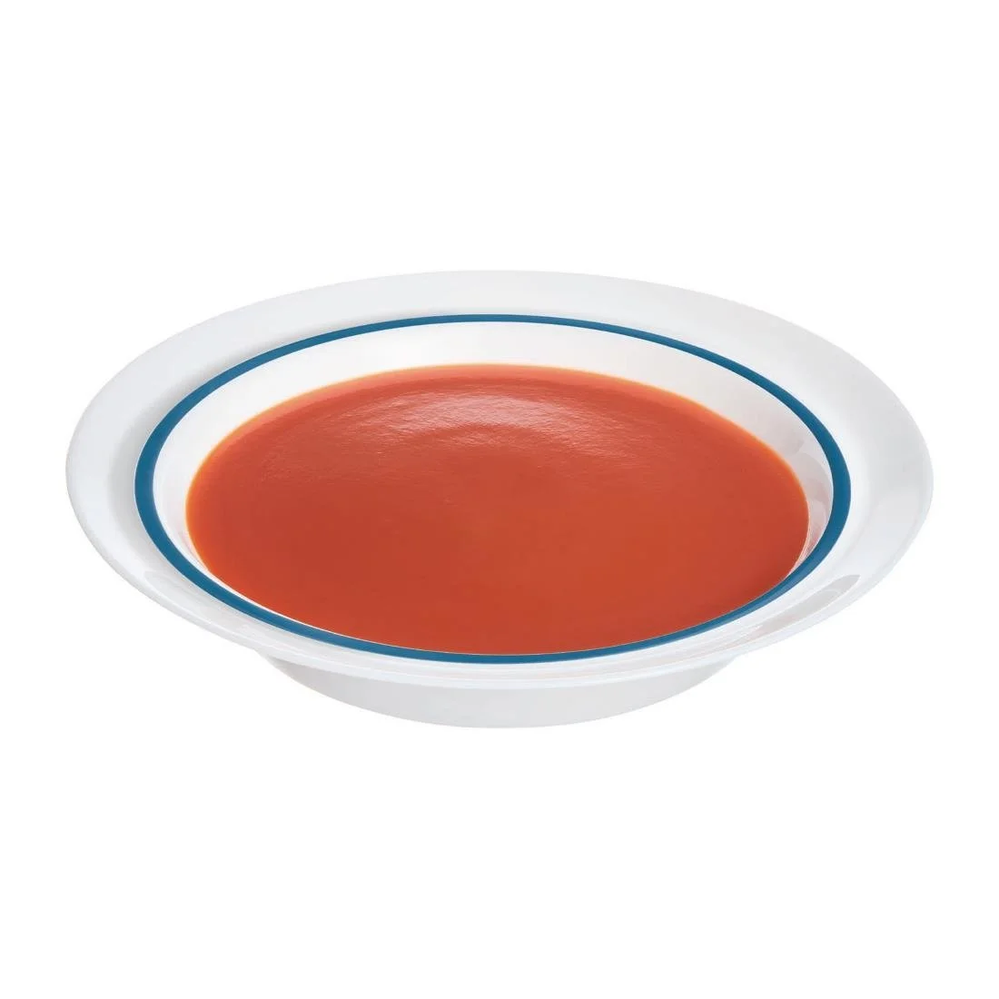 Autonomy Soup Dishes Blue Border 230mm (12 Pack) - Image 3