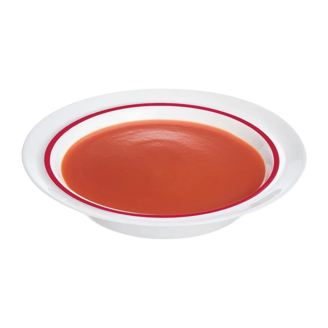 Autonomy Soup Dishes Red Border 230mm (12 Pack) - Image 3