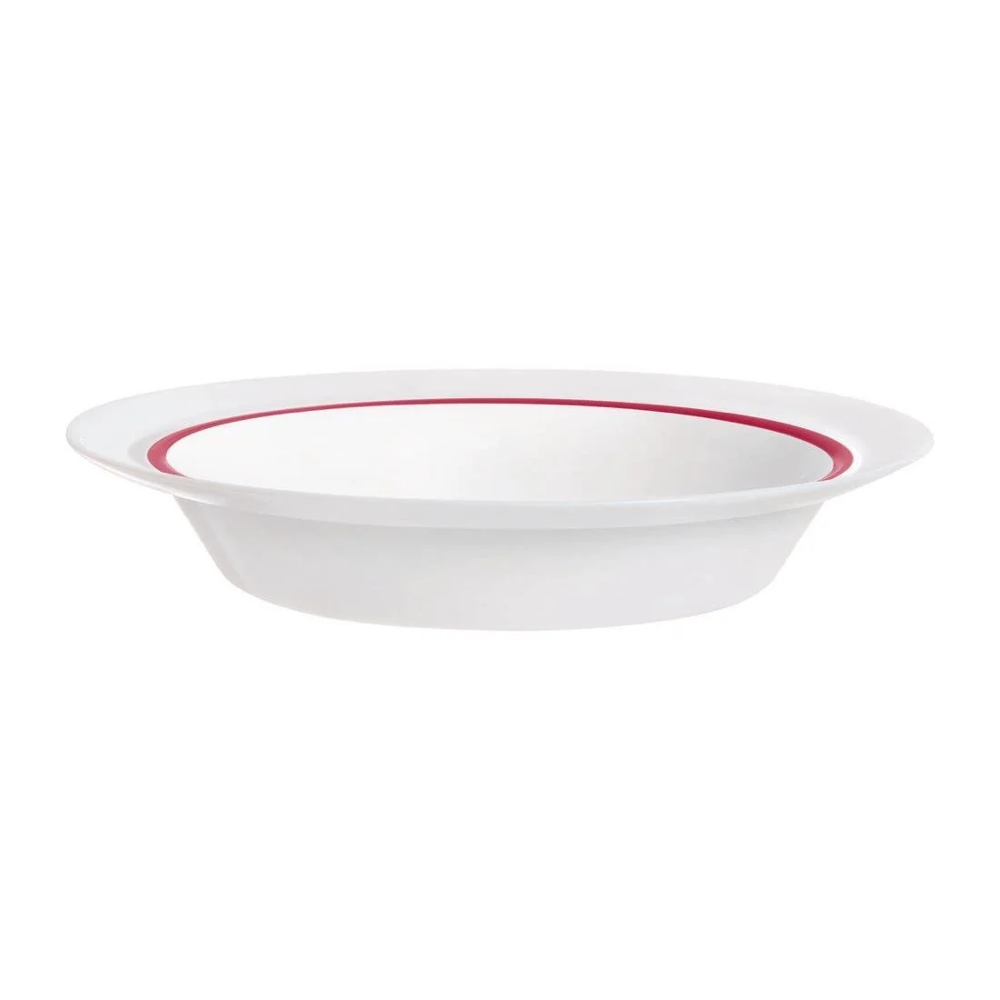 Autonomy Soup Dishes Red Border 230mm (12 Pack) - Image 2