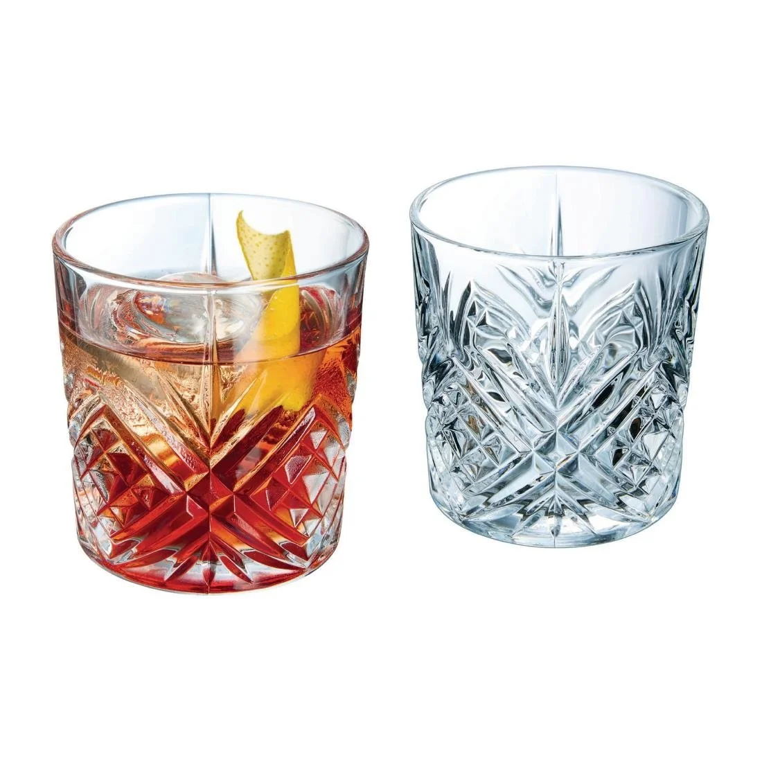 Cristal d'Arques Masquerade Toughened Old Fashioned Glasses 300ml (24 Pack) - Image 2