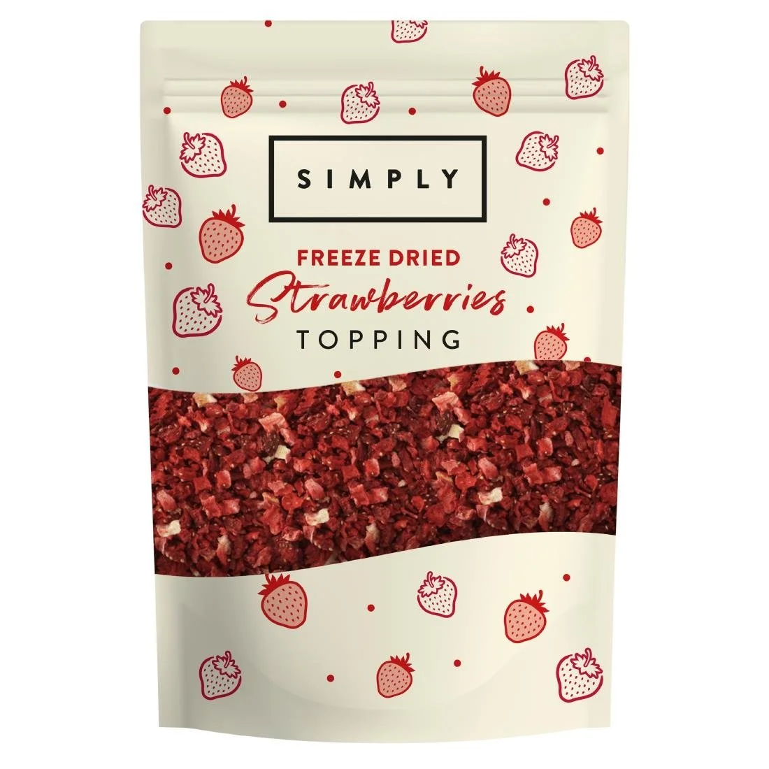Simply Freeze Dried Strawberry Topping 130g