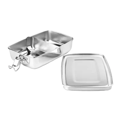 Fiesta Reusable Stainless Steel Food to Go Container 180x120mm - Image 4