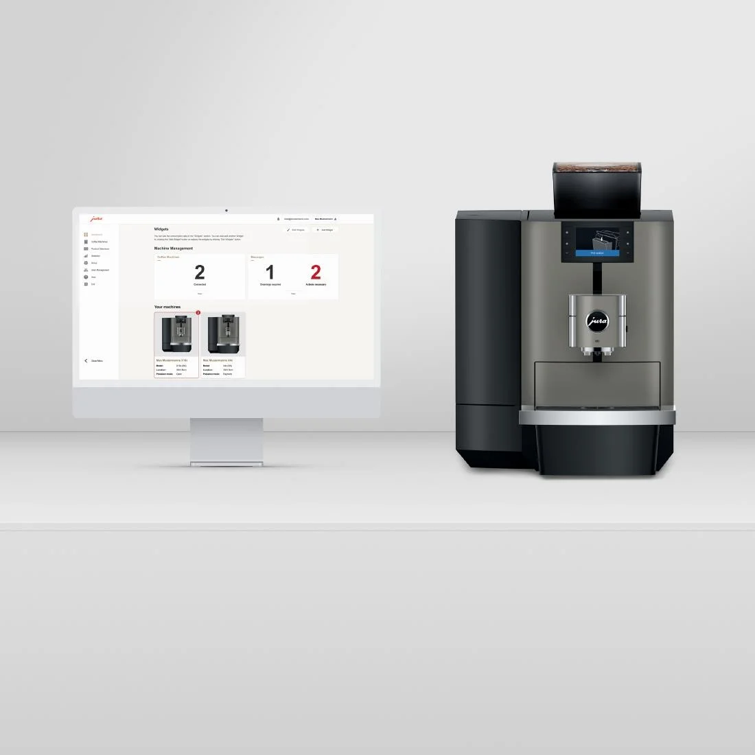 JURA Coffee Machine X10C Dark Inox - Image 3