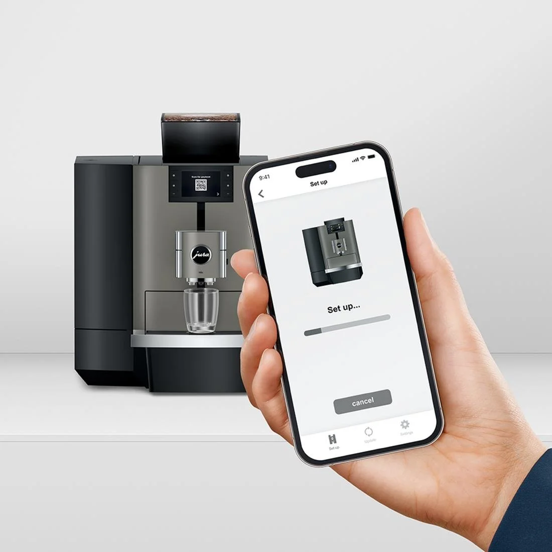 JURA Coffee Machine X10C Dark Inox - Image 6