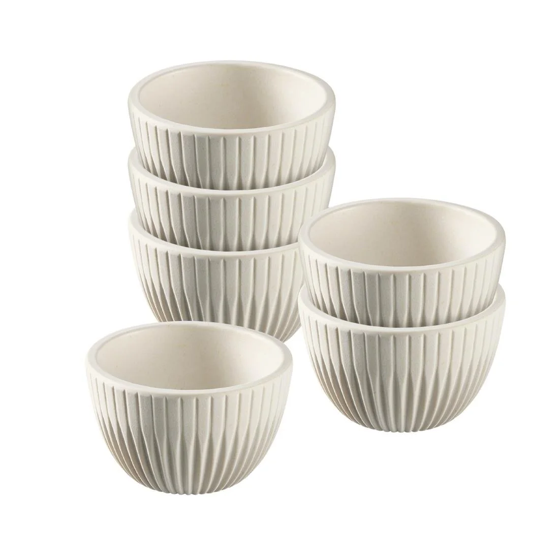 APS Lineo Dip Bowls White 30ml (6 Pack) - Image 3