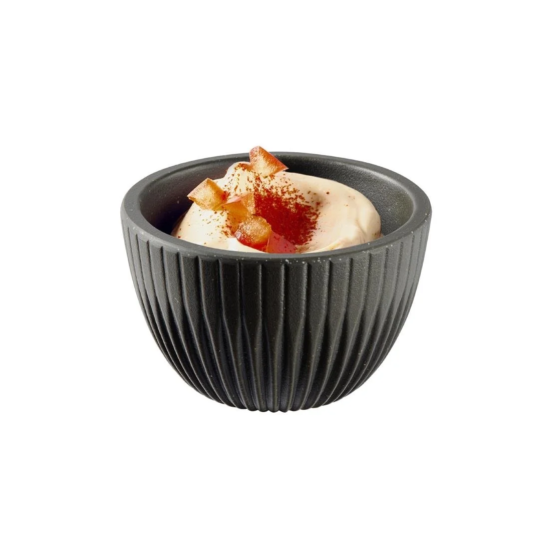 APS Lineo Dip Bowls Brown 30ml (6 Pack) - Image 2