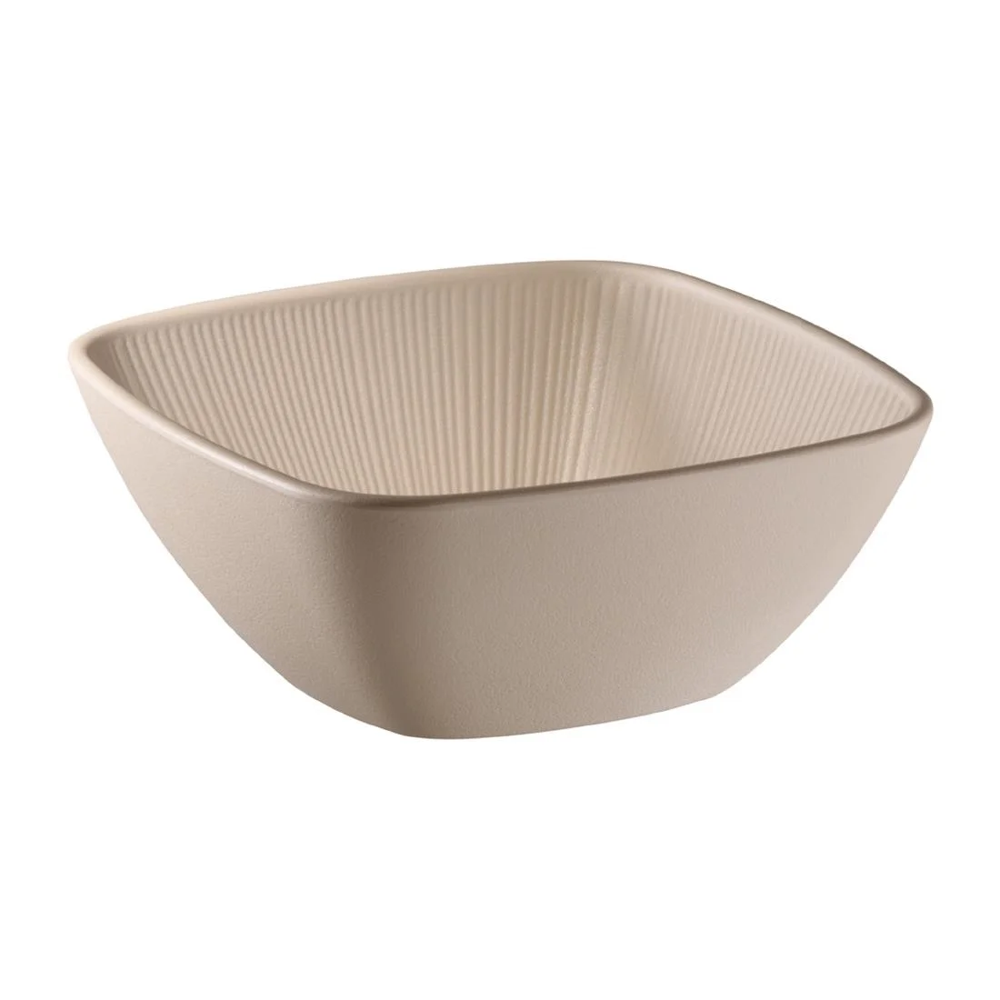 APS Nero Square Bowl Sand 195x195mm