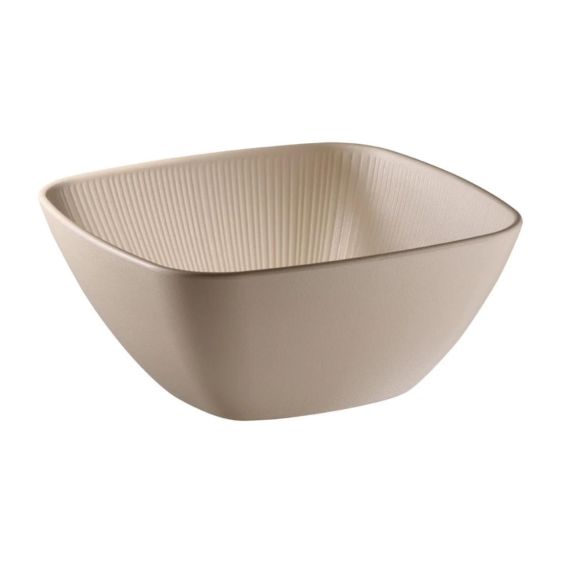 APS Nero Square Bowl Sand 250x250mm - Image 1